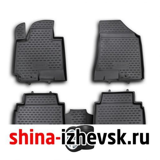 Коврик Autofamily коврик в салон полиуретановый черный для KIA Sportage III 2010-2016 в Ижевске